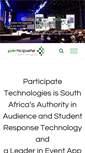 Mobile Screenshot of participate.co.za