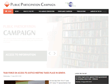 Tablet Screenshot of participate.org